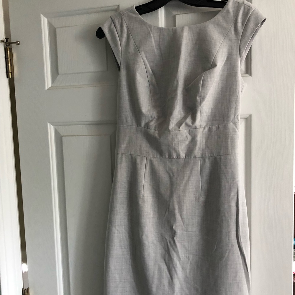 The Limited light gray fitted career dress - like new!